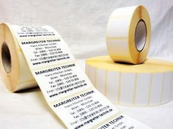 Glossy Lamination Paper Thermal Printed Labels, Packaging Type : Roll