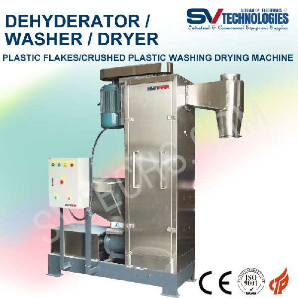 Centrifugal Dryers- Plastic flakes washing and drying