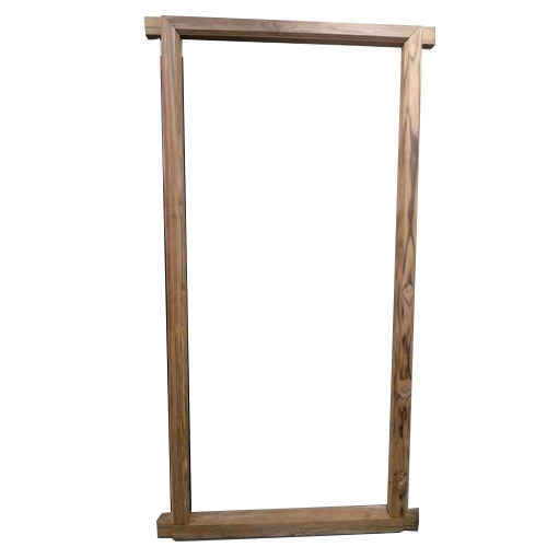 Polished Plain Teak Wooden Door Frame, Shape : Rectangular