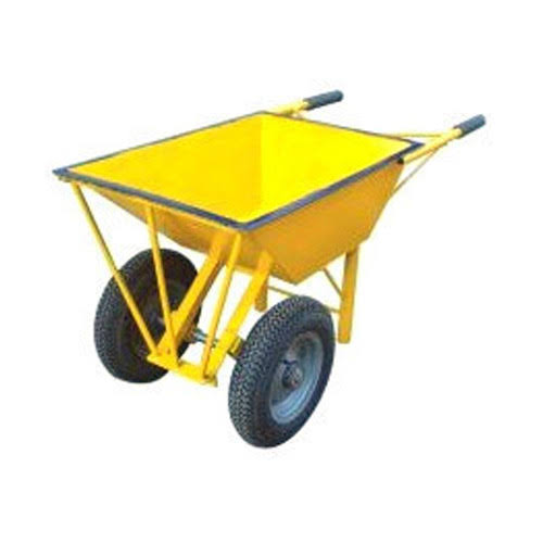 Iron Wheel Barrow Trolley for Construction Feature Fine Finish