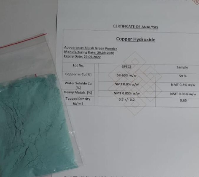 DI Copper Hydroxide, Purity : 99%