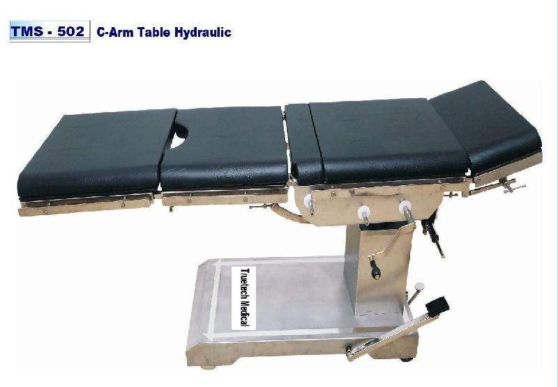 Hydraulic C-Arm Operating Table, Material : SS