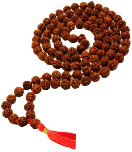 Natural Wood Beads Rudraksha Mala, for Religious, Gender : Female, Male