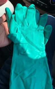 Green Household Gloves