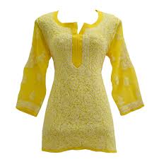 Embroidered Ladies Short Kurti, Occasion : Party Wear, Casual Wear