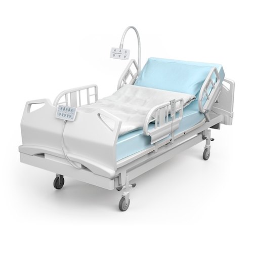 Alfa Rectangular Polished Mild Steel Hospital Electric Bed, Size : Standard