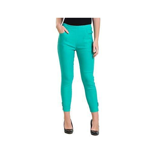 Available in many different colors White Ladies Cotton Lycra Pants at Best  Price in Panipat