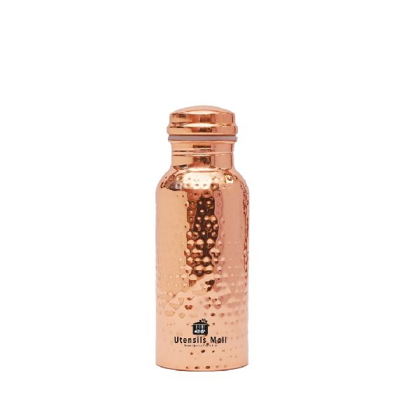 Hydra Hammered Copper Water Bottle, Storage Capacity : 1ltr, 250ml, 500ml