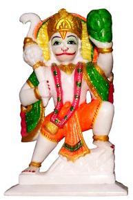 Polished Printed marble hanuman statue, for Home, Office, Shop