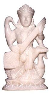 Plain Marble Laxmi Statue, Color : White