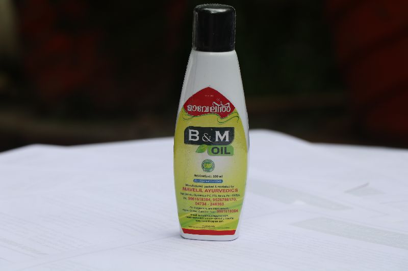 Mavelil Ayurvedic B&M Oil, Packaging Type : Plastic Box