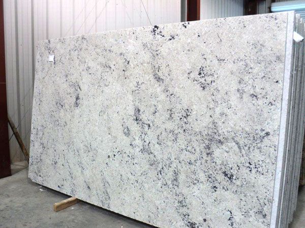 Rough-Rubbing Colonial White Granite Slab