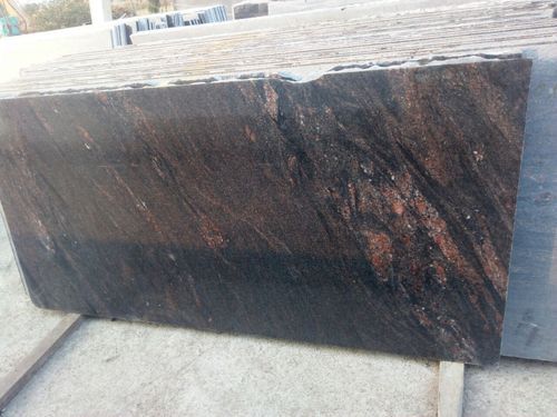 Rectangular Non Polioshed Solid Himalayan Blue Granite Slab, for Floor, Feature : Crack Resistance, Washable