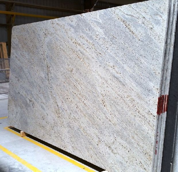 Unpolished Plain Kashmir White Granite Slab, Feature : Crack Resistance, Stain Resistance