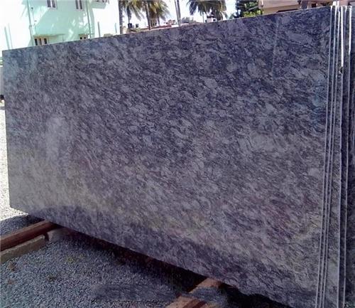 Non Polioshed Solid Lavender Blue Granite Slab, for Floor, Feature : Crack Resistance, Stain Resistance