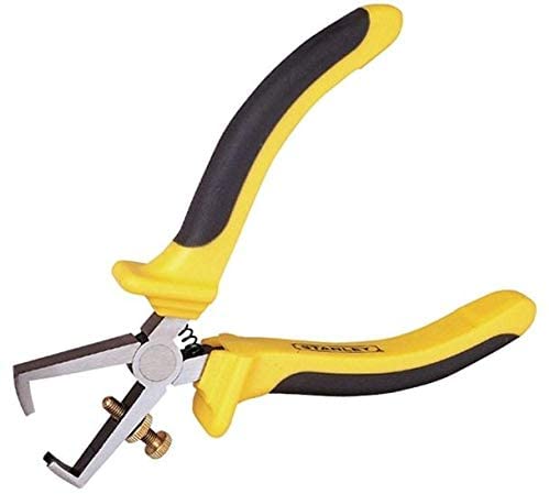 Stanley Manual Dynagrip Wire Stripper Pliers, Color : Black, Yellow