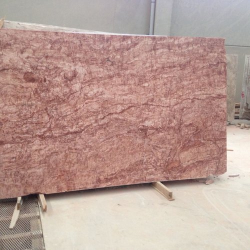 Rectangular Polished Rosa Pink Marble Slabs, for Construction, Size : Standard