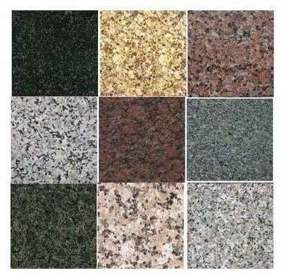 Polished Square Granite Floor Tiles, for Flooring, Size : Standard
