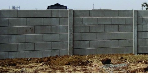 Polished Cement Prestressed Compound Wall, for Construction, Size : Standard