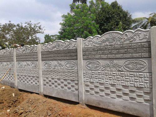 Polished Cement readymade compound wall, for Construction, Size : Standard