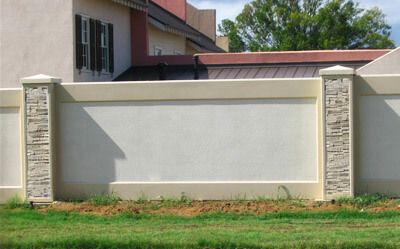 Polished Cement Residential Compound Wall, for Construction, Size : Standard