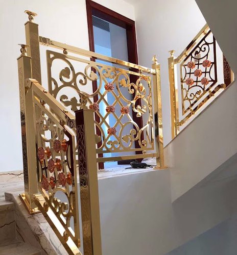 Polished Brass Railing, for Staircase Use, Feature : Corrosion Proof, Easy To Fit