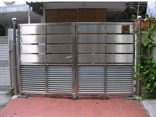 Polished Stainless Steel Gate, Style : Modern