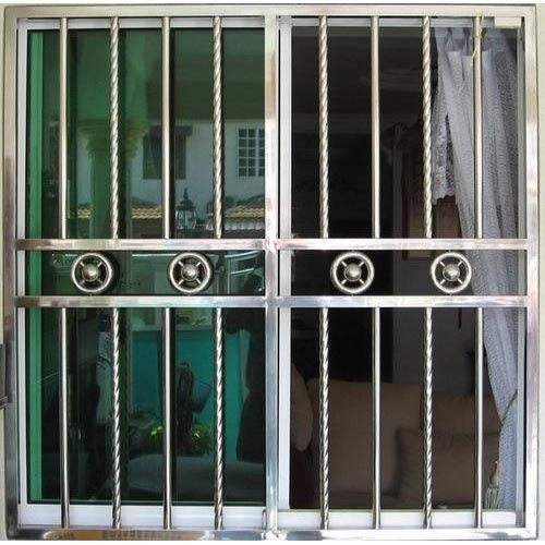 Polished Stainless Steel Window, for College, Home, Hotel, Office, Feature : Corrosion Proof, Fine Finished