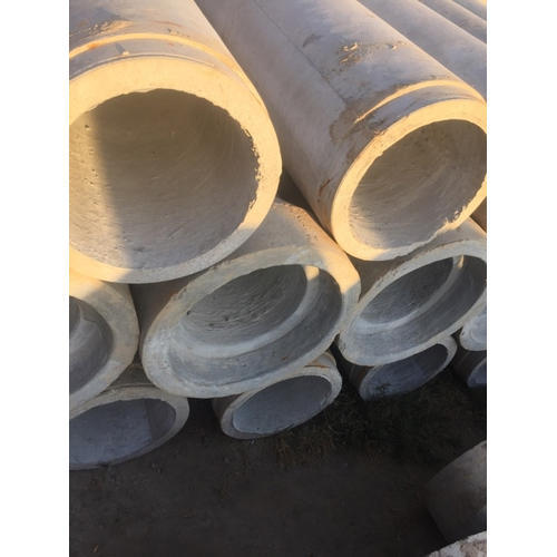 Polished Round Cement Pipes, for Construction, Color : Grey