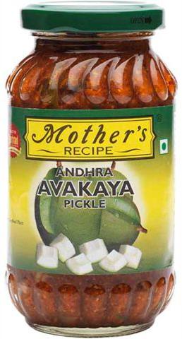 Andhra avakay pickle, Pattern : Plain
