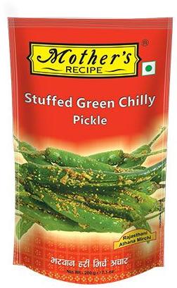 STUFFED GREEN CHILLI PICKLE