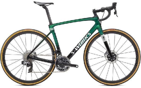 2021 SPECIALIZED S-WORKS ROUBAIX RED ETAP DISC ROAD BIKE (VELORACYCLE)