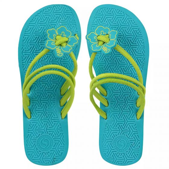 Summer Fresh| Floral | Stylish| Comfortable | Flip Flops For Women,S.GREEN