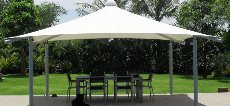 Gazebo Tensile Structure, for Car Parking, Exhibition, Size : Customized
