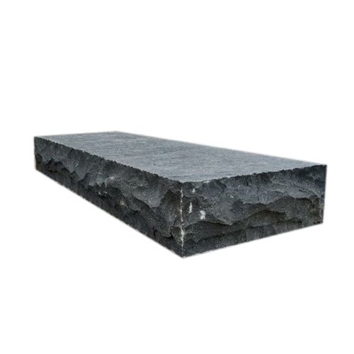 Bush Hammered Black Basalt Stone, for Wall Clading, Pattern : Plain