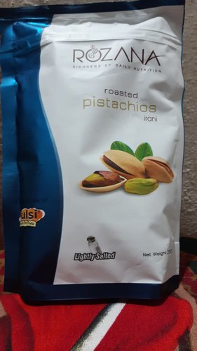 Crunchy Organic Tulsi Roasted Pistachios, for Sweets, Feature : Healthy