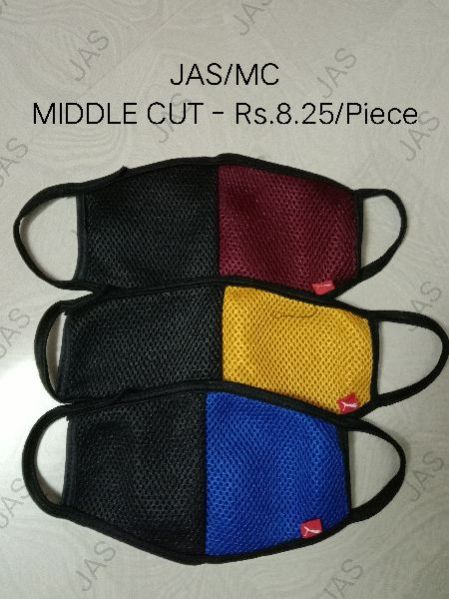 JAS Reusable Double Layer Middle Cut Face Mask