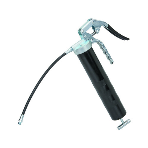 Gee Ess Polished Pistol Type Grease Gun, for Industrial Use, Capacity : 15 oz