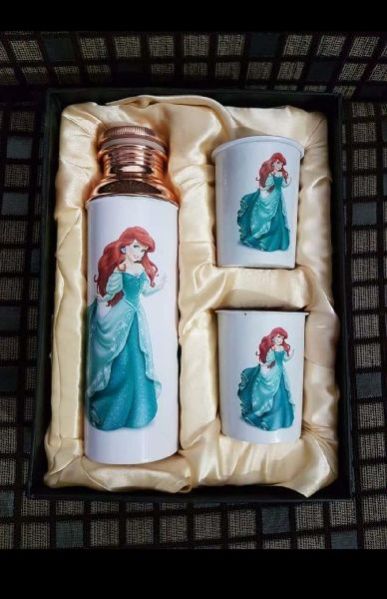 Kids Water Bottles, Color : Blue,White