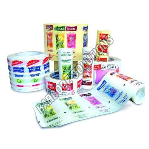 Paper Printed Multicolor Self Adhesive Label, Packaging Type : Roll