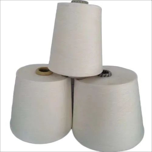 30s CW 100% Cotton Lycra Yarn, for Making Fabric, Feature : Low Shrinkage, Recycled, Shrink Resistance