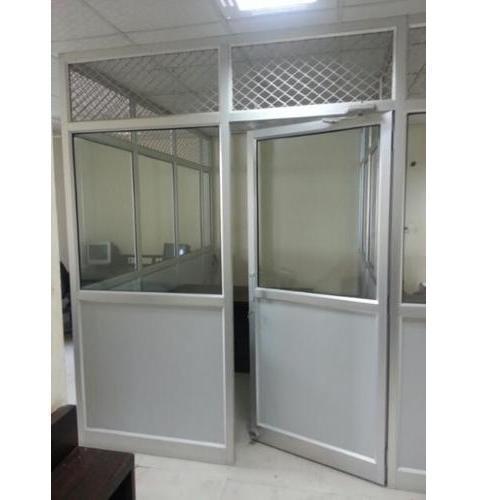 Polished Aluminum Office Door, for Building, Home, Hotel, Feature : Easy Maintanance, Fine Finishing