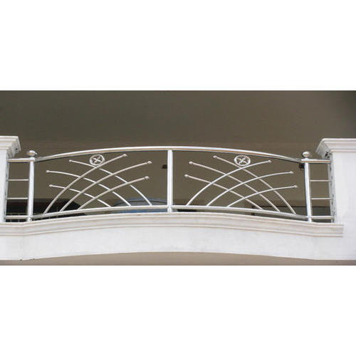 Polished Stainless Steel Balcony Grill, Grade : AISI, ASTM, DIN