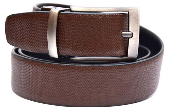 Reversible Honey Italian Leather Belt, Width : 34mm