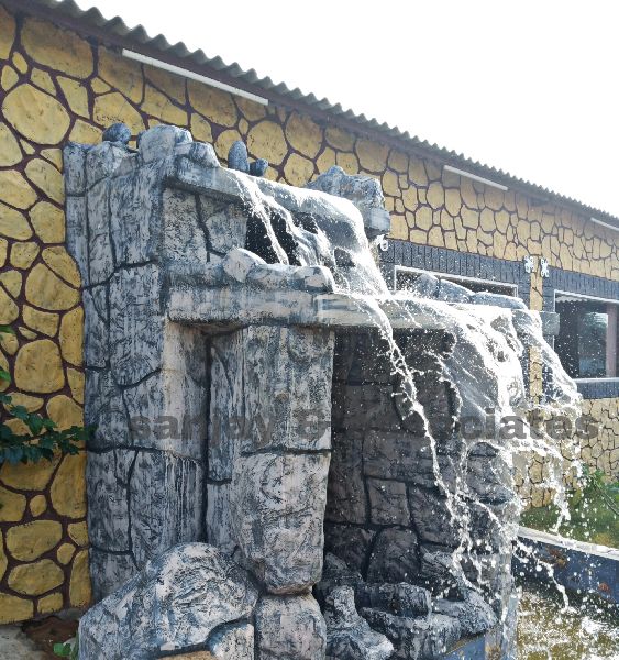 Cement Waterfall Fountain
