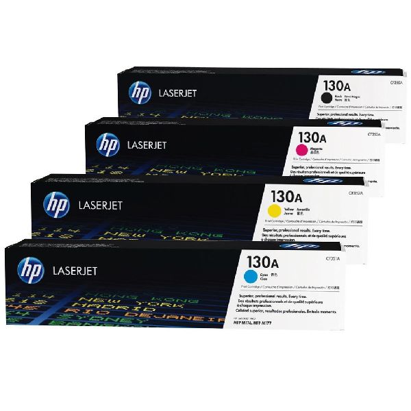 Hp printer cartridge 130a multi pack, Feature : Fast Working, High Quality, Perfect Fittings, Superior Professional Result