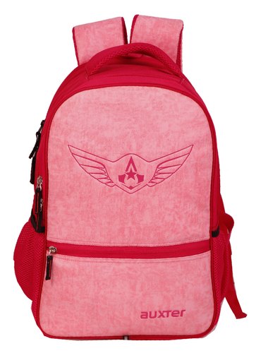 Auxter Printed Leatherette Polyester Girls School Bag, Age : Kids