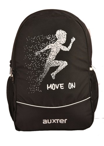 Auxter Polyester Three Compartment School Bag, Size : 47 cm x 32 cm x 24 cm
