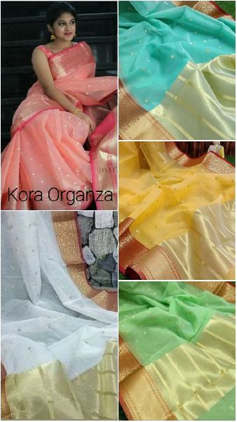 Plain Kota Cotton Sarees, Feature : Comfortable, Dry Cleaning