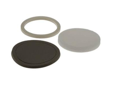 Round Steel Delta Gasket, Color : Grey, Black